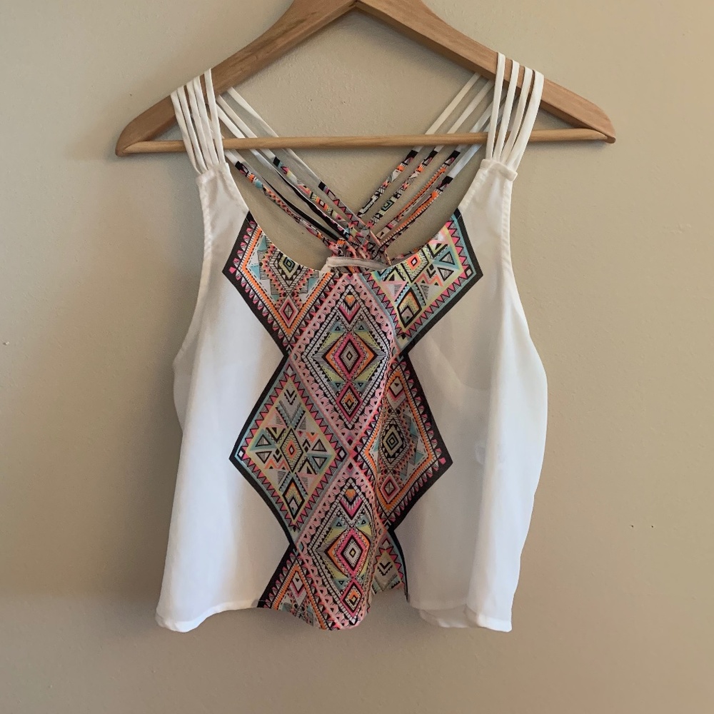 Girls Tribal Print tank top